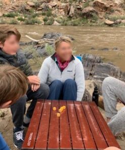 TREKOLOGY Medium Aluminum Camping Table Brown Foldable Portable 40 614MbnXJHAL