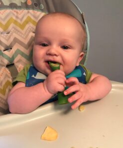 Olababy 100% Silicone Soft-Tip Training Spoon for Baby Led Weaning 2pack Training Spoon Set Lime / Kale 36 614N43p0VfL