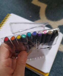 MyLifeUNIT Fineliner Color Pen Set, 0.4mm Colored Fine Liner Sketch Drawing Pen, Pack of 10 Assorted Colors 31 614O9S1C4L
