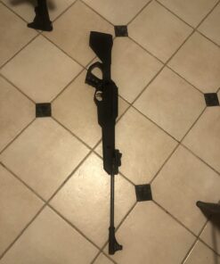 Barra Pellet Guns for Adults - Air Rifle for Hunting, Scope Included, Fires .177 Caliber Pellets, Break Barrel Spring Piston Black TPR 1200 FPS 34 614OlzxYp6L