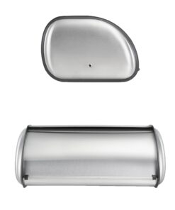 Polder Deluxe Bread Bin, 17 Inch, Stainless Steel 20 614P Lmnn9S