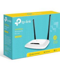 TP-Link N300 Wireless Extender, Wi-Fi Router (TL-WR841N) - 2 x 5dBi High Power Antennas, Supports Access Point, WISP, Up to 300Mbps 32 614P7AnnfBL
