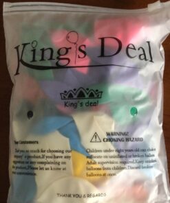 King's deal 12 Inch 100(10color x 10) Party Balloons Wedding, Birthday Party, Baby Shower, Christmas Party Decorations Balloon 30 614Q9j 2wfL
