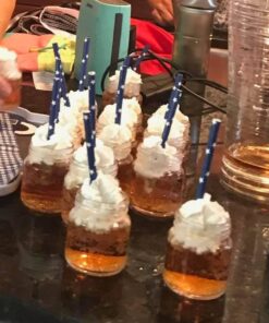 Hayley Cherie® - Mason Jar Shot Glasses with Lids (Set of 8) – Mini Mason Shooter Glass - 2 Ounces - For Drinks, Liquor, Favors, Desserts, Parties, Birthdays, Gifts 34 614QYZN YPL