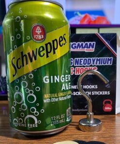 Strongman Tools Strong Magnetic Hooks Heavy Duty Magnet Hooks for Hanging - with Neodymium & Non Scratch Adhesive - Magnetic Hook for Cruise, Wall, Locker, Hanger and More - 6 Pack Set, 50 lbs 50lbs Hooks 32 614UT0YsasL 1