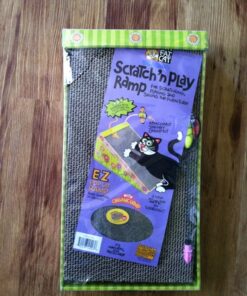 Petmate FAT CAT Big Mama's Scratch 'n Play Ramp Reversible Cardboard Toy 27 614V5X54NZL