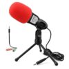 SOONHUA Condenser Microphone,Computer Microphone, 3.5MM Plug and Play Omnidirectional Mic with Desktop Stand for Gaming,YouTube Video,Recording Podcast,Studio,for PC,Laptop,Tablet,Phone 6 614Vt1bwdhL