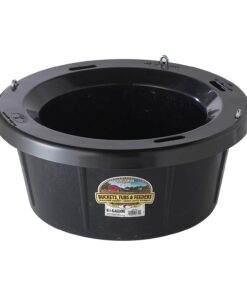 Little Giant Heavy Duty Rubber Tub with Hanging Hooks Durable Rubber Feed Pan, Perfect for Indoor or Outdoor Use (6.5 Gal) (Item No. HP750) 3 614VxpRTQXL