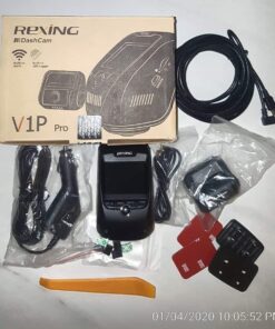 Rexing V1P Pro Dual 1080p Full HD Front and Rear 170° Wide Angle Wi-Fi Car Dash Cam with Built-in GPS Logger, Supercapacitor, 2.4" LCD Screen, G-Sensor, Loop Recording, Mobile App, Parking Monitor 20 614Xqdy3x0L