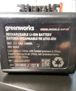 Greenworks 40V 21" Brushless Cordless (Push) Lawn Mower (75+ Compatible Tools), 5.0Ah Battery and Charger Included 21" Mower (5.0Ah) 42 614ZWkHx9mL