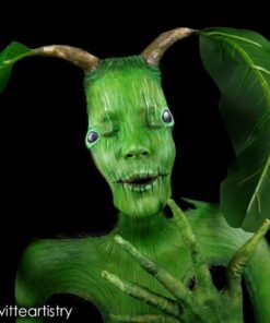 Mehron Makeup CreamBlend Stick | Face Paint, Body Paint, & Foundation Cream Makeup | Body Paint Stick .75 oz (21 g) (Green) Green 0.75 Ounce (Pack of 1) 26 614a6YVXmGL