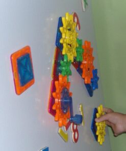 Magformers Magnets in Motion Accessory (20-pieces) Set Magnetic Building Blocks, Educational Magnetic Tiles Kit , Magnetic Construction STEM gear Toy Set 14 614arlLKzPL