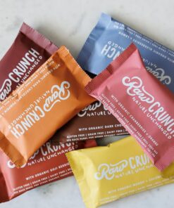 Raw Crunch Bar (Box of 12) - Organic Dark Chocolate - Gluten Free, Grain Free, Dairy Free, Low Carb, Low Sugar, Paleo, Plant Based Protein,150 Calorie Real Food Bar 13 614bOpsvslL