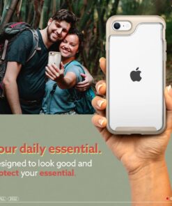 Caseology Skyfall for iPhone SE Case 2022 for iPhone SE Case (2020) for iPhone 8 Case (2017) for iPhone 7 Case (2016) - Gold 27 614c5akPjhL