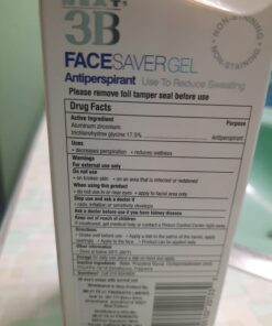 Neat Feat 3B Face Saver Antiperspirant Gel for Facial Perspiration & Shine, White and Blue, 1.76 Fl Oz 27 614cpY wTKL 1