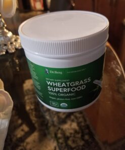 Dr. Berg's Wheatgrass Superfood Powder - Raw Juice Organic Ultra-Concentrated Rich in Vitamins and Nutrients - Chlorophyll and Trace Minerals - 60 Servings - Gluten-Free Non-GMO - 5.3 oz (1 Pack) 1 Pack 28 614dBVpTJhL