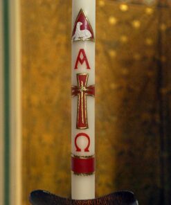 Large 18in (45cm) Easter Paschal Candle Cirio Lent Pascual Semana Santa Holy Week 7 614eSGW9d3L