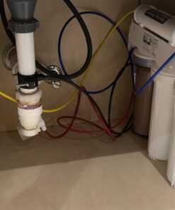 iSpring RCC7, NSF Certified, High Capacity Under Sink 5-Stage Reverse Osmosis Drinking Filtration System, 75 GPD, Brushed Nickel Faucet 48 614h5PNR90L