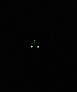 TRUGLO TFO Tritium & Fiber-Optic Handgun Sight | Snag-Resistant Front & Rear Bright Night Sights, Compatible with Glock Handguns Green Glock Low Set 29 614iFLpSUvL