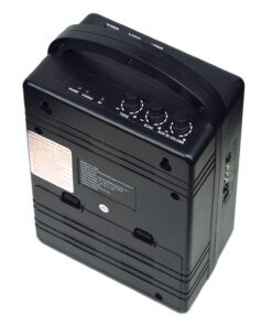 Hisonic HS120B Rechargeable & Portable PA (Public Address) System with Built-in UHF Wireless Microphone (1 Handheld +1 Belt-Pack) 11 614kSGALv1L