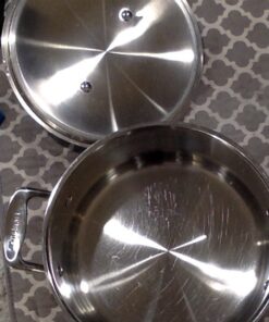 Cuisinart 744-24 Chef's Classic Stainless Stockpot with Cover, 6-Quart,Silver 14 614lE0J4VSL