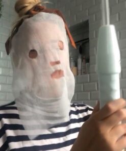 FantaSea Pre-Cut Gauze Facial Masks, 50 masks per pack 50 Count (Pack of 1) 6 614lNpd98nL