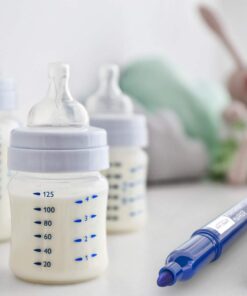 Arteza Permanent Markers in Bulk, Set of 60, Black & Blue Fine Tip Permanent Markers, Waterproof, Premium Smear Proof Pens, Quick Drying, Office Supplies for Home, Office, School Black/Blue 15 614lcSlphHL