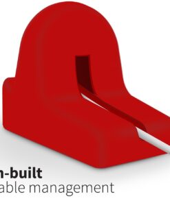 Orzly Compact Stand for Apple Watch - Nightstand Mode Compatible - RED Support Stand with integrated Cable Management Slot (38mm & 42mm & 40mm & 44mm compatible) 15 614lkOVq1kL