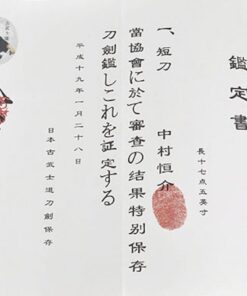 Handmade Sword - Fully Practical Samurai Tanto Sword, Tomoe Crest Tsuba, 1080 Carbon Steel, Hand Forged Heat Tempered, Full Tang, Sharp, Back Scabbard, Certificate Black 17 614np5iJfUL 1