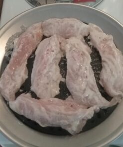 Kitchen + Home Stove Top Smokeless Grill Indoor BBQ, Stainless Steel with Double Coated Non Stick Surface Stove Top Grill 50 614nxCHiMtL