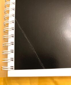 BookFactory Meeting Notebook/Meeting Book for Work- Black 120 Pages (Ruled Format), 8.5in x 11in, Wire-O Bound (MTG-120-7CW-A-(Meetings-K)-MX) 8.5" x 11" 25 614oD3dlYDL