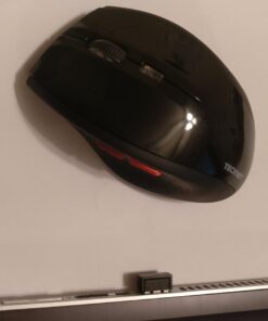 TECKNET Wireless Mouse, 2.4G USB Computer Mouse with 6-Level Adjustable 3200 DPI, 30 Months Battery, Ergonomic Grips, 6 Buttons Portable for PC, Chromebook, Mac - Black 47 614pKJchmIL