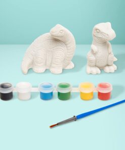 Melissa & Doug Created by Me! Dinosaur Figurines Craft Kit (2 Resin Dinosaurs, 6 Paints, Paintbrush) 19 614qCTQd2CL