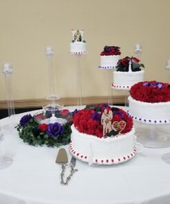 Alternative view of Cake Stand Candle Glass Votive Set 8 Tier (Style V136)