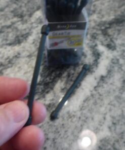 Nite Ize Original Gear Tie, Reusable Rubber Twist Tie, 3-Inch, Black, 24 Count Pro Pack, Made in the USA - GTPP3-01-R8 3" - 24 Pack 26 614rPAepOTL