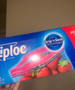 Ziploc Double Zipper Storage Bags - Gallon, 52 Count 7 614sOxwusGL