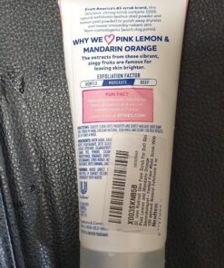 St. Ives Radiant Skin Face Scrub For Dull Skin Pink Lemon and Mandarin Orange Dermatologist-Tested Face Wash Scrub With 100 percent Natural Exfoliants 6 oz Pink Lemon & Mandarin Orange 6 Ounce (Pack of 1) 33 614sdzqQWtL