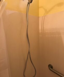 Purelux 100 Inch Extra Long Shower Hose for Handheld Shower Head with Brass Fittings, 8 feet 4 inches made of Stainless Steel Chrome Finish 28 614w9t77HmL