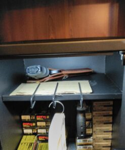 E-ONSALE AmeriGun Club Easy Use Gun Hanger Pack of 4 Original Handgun Hangers 1.00" x 4.00" x 11.80" Black 21 614wcYsqHGL