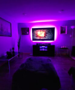 DAYBETTER Led Strip Lights Waterproof, 32.8ft(2 Rolls of 16.4ft) LED Tape Lights Color Changing 300 LEDs Light Strips Kit with 44 Keys Ir Remote Controller and 12v Power Supply for Indoor Outdoor Use 49 614xOPyWcEL