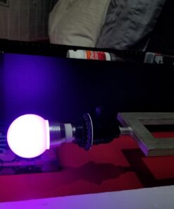 Kobra LED Color Changing Light Bulb with Remote Control - 16 Different Color Choices Smooth, Fade, Flash or Strobe Mode - Smart Remote Lightbulb -RGB & Multi Colored 1 Count (Pack of 1) 33 614xOSERefL