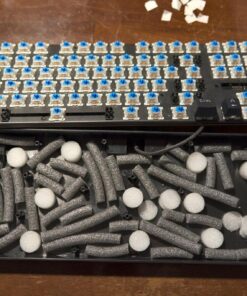 Redragon K552 Mechanical Gaming Keyboard 87 Key Rainbow LED Backlit Wired with Anti-Dust Proof Switches for Windows PC (Black Keyboard, Red Switches) 87 Key Red Switch Black 36 614zbsO2xPL