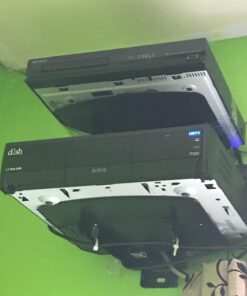 VideoSecu 2 Shelf DVD DVR VCR Wall Mount Bracket Component Shelf for DVD Player DDS Receiver Video Audio Cable Box MDVD04B WP6 33 614zghGnvL