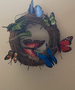 Teenitor 40 Pcs Butterfly Stakes, 5 Different Size Garden Ornaments Patio Decor Butterfly Party Supplies Outdoor Yard Stakes Decorative 1 1.7/2.7/3.5/4.8/5.9inch 40 6150CFjXLrL