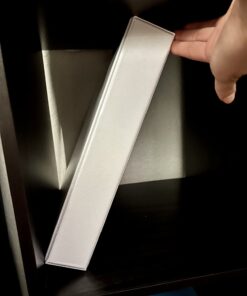 Amazon Basics 3 Ring Binder with 1.5 Inch D-Ring and Clear Overlay, White, 4-Pack 1.5-inch 33 6150xDqNnUL