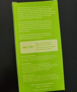 Puracy Everyday Surface Cleaner Concentrate Packettes, Makes 32 Ounces of Streak-Free Natural Household Multi-Surface Cleaner, Plastic-Free, Nontoxic, Green Tea & Lime, 2-Pack (Makes 32 fl oz) 0.5 Fl Oz (Pack of 2) 22 61514AhjE0L