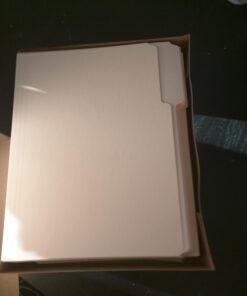 Smead File Folder, 1/3-Cut Tab, Letter Size, Manila , Assorted Positions, 100 Per Box (10330) 18 6151anxTsZL