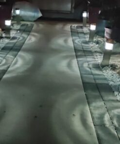 Morvat LED Auto Solar Powered Outdoor Path Lights with Stainless Steel & Durable Plastic for Garden Yard & Pathway, Bright Waterproof Landscape & Patio Lighting, Dusk to Dawn, White Light, 8 Pack 19 6154qZ2iQxL