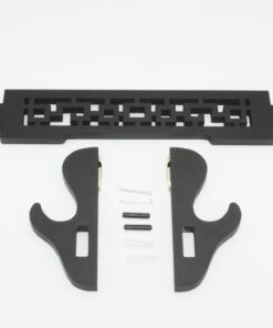 Eforlife Sword Holder Wall Mount Samurai Sword Katana Wakizashi Display Holder Stand Bracket Hanger 1-Tier 13.7 inch Hollow 23 6159f hi6pL