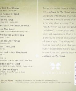 Hidden In My Heart: A Lullaby Journey Through Scripture Hidden in My Heart (A Lullaby Journey Through Scripture) 8 615Ao91rjaL